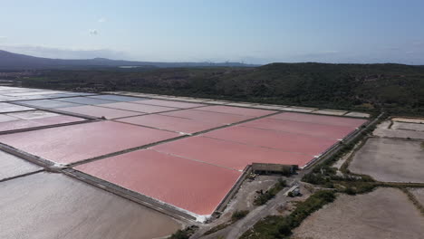 Salin-de-La-Palme-Aude-Occitanie-pink-salt-marshes-France-aerial-shot